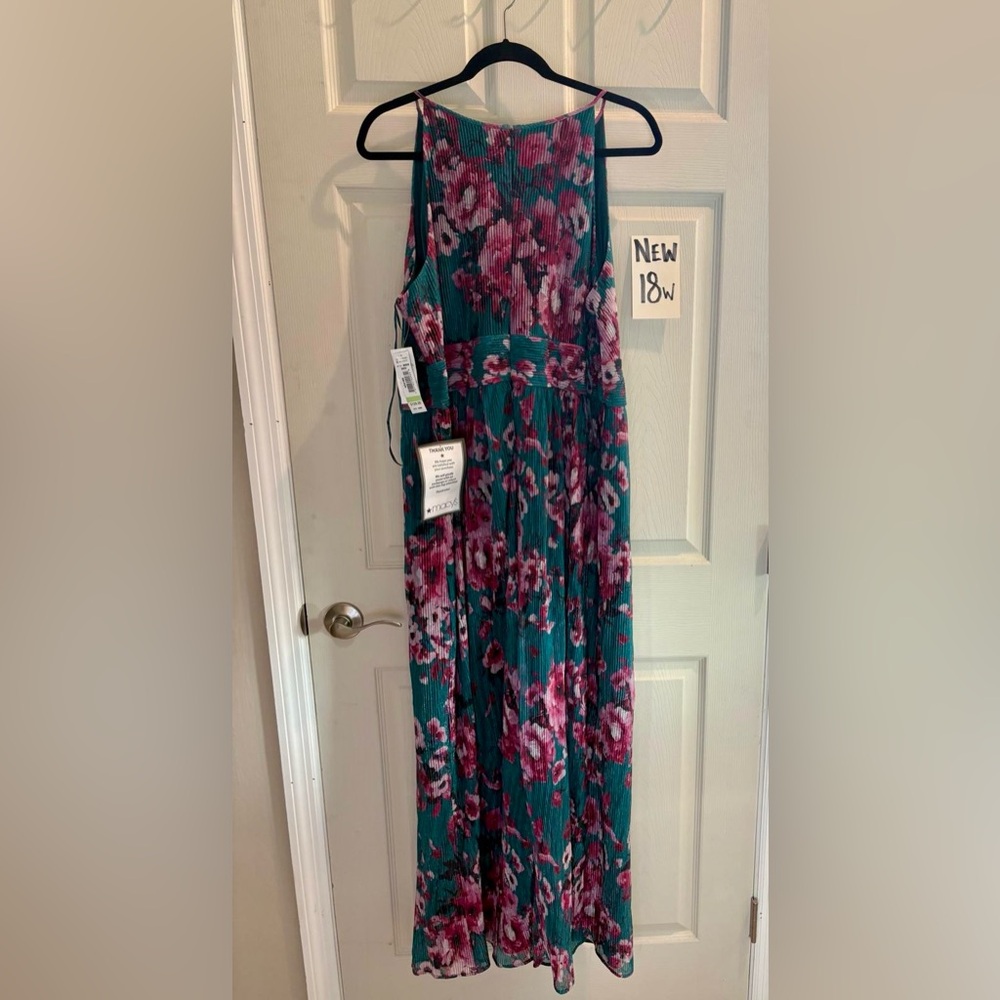 NWT R&M Richard floral long Dress 18W - Picture 3 of 7